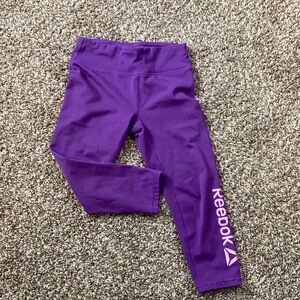 Reebok Kids Vibrant Purple Leggings